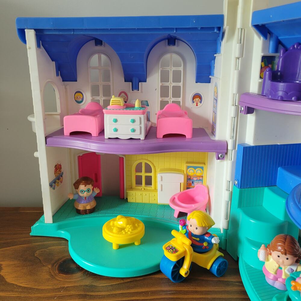 Fisher-Price Little People Home Sweet Home Dollhouse Playset 90s/00s